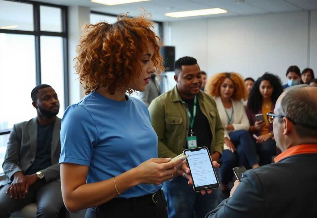 Equipo de Mumotall participando en evento comunitario de educación financiera